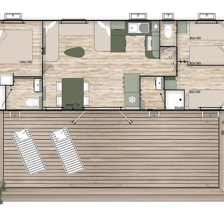 Les Dunes 5 Etoiles Mbh 6Pers 1 Suite Parentale 2 Chbs Et 2 Sdb 2 Wc Clim 42M2 Торрей Экстерьер фото
